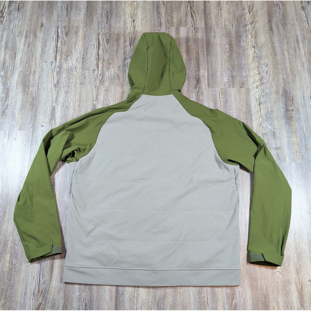 Patagonia Jacket Mens XL Snap Dry Hoody Insulated Full Zip Fishing Outdoor Green - Picture 11 of 16
